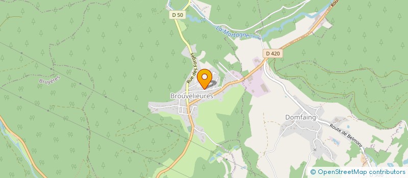 localisation de l'entreprise LC GROUP  BROUVELIEURES