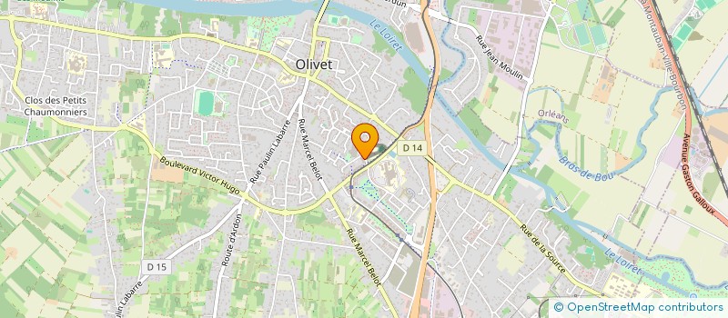 localisation de l'entreprise LC HABITAT à OLIVET