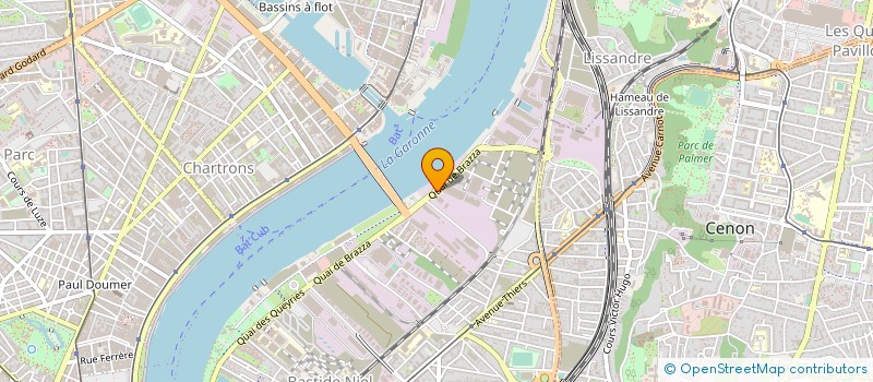 localisation de l'entreprise LC HOLDING à BORDEAUX