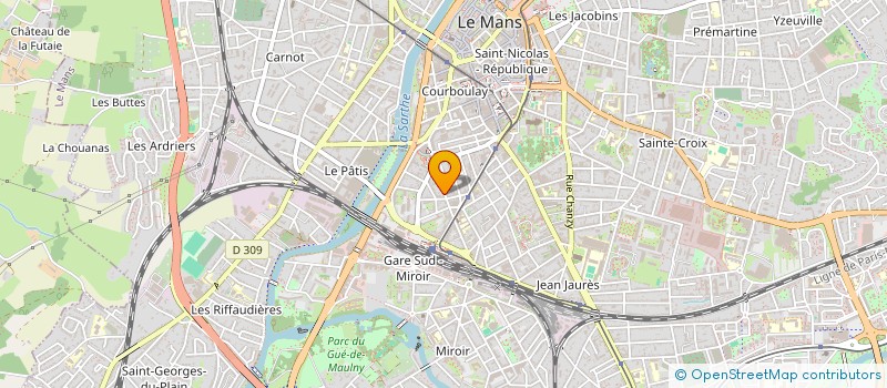 localisation de l'entreprise LC HOLDING à LE MANS