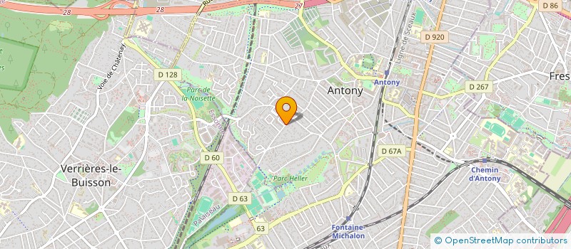 localisation de l'entreprise LC HOLDING à ANTONY