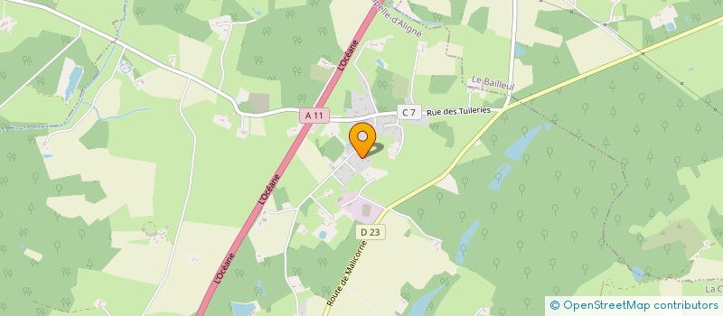 localisation de l'entreprise LC IMMO  LA CHAPELLE-D'ALIGNE