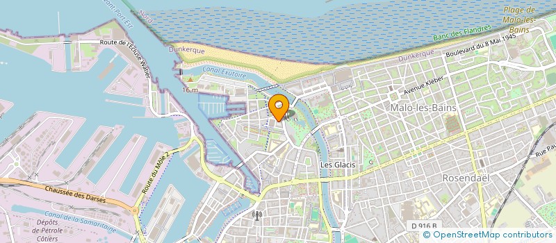 localisation de l'entreprise LC IMMO à DUNKERQUE