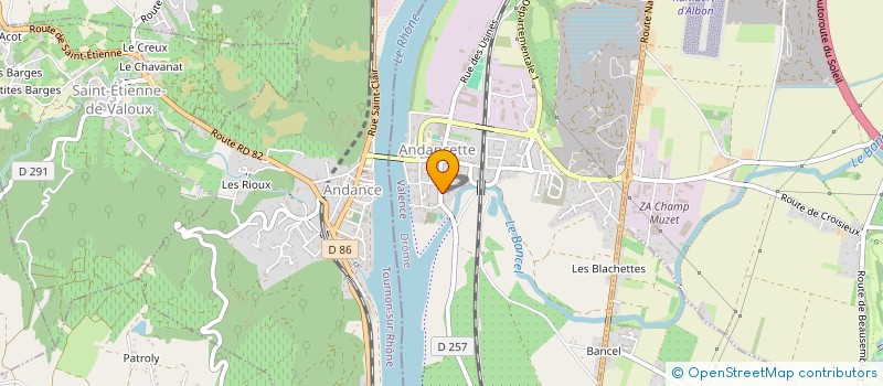 localisation de l'entreprise LC IMMO  ANDANCETTE