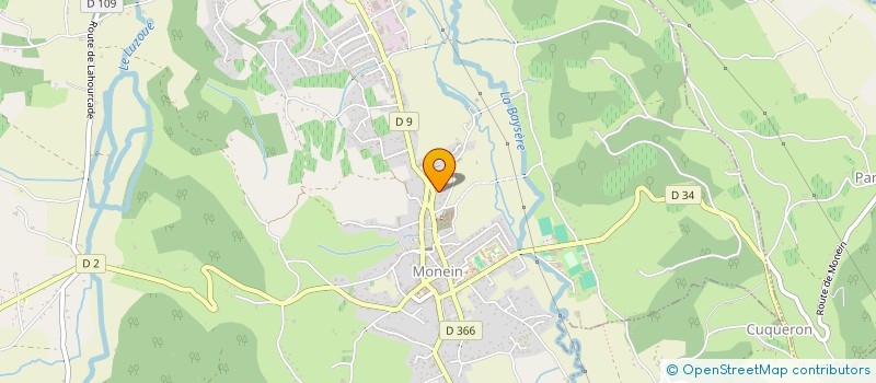 localisation de l'entreprise LC IMMO  MONEIN