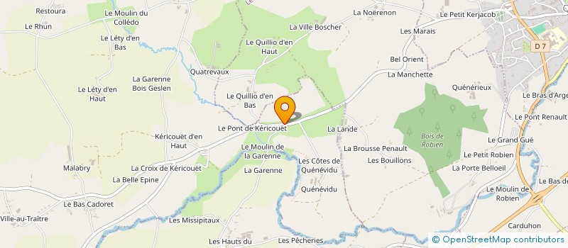 localisation de l'entreprise LC IMMO  LE VIEUX-BOURG