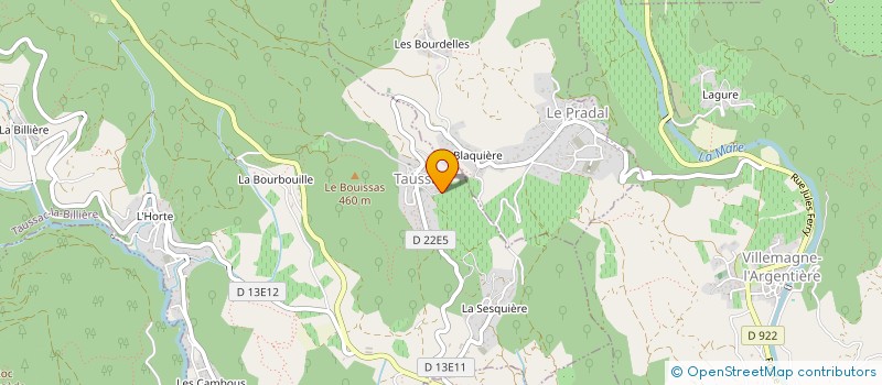 localisation de l'entreprise LC IMMO  TAUSSAC-LA-BILLIERE