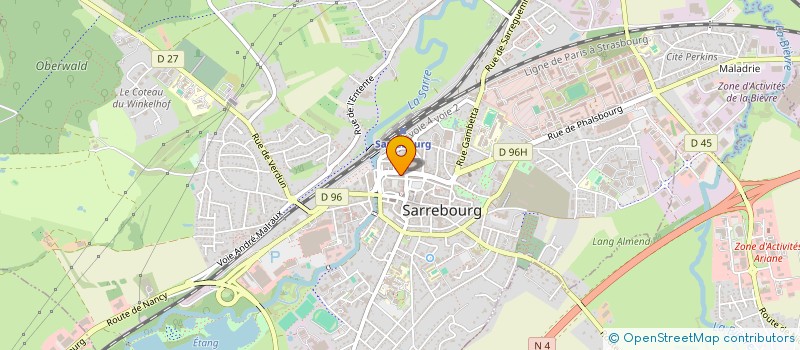 localisation de l'entreprise LC IMMO CONSEIL à SARREBOURG