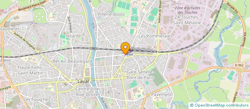 localisation de l'entreprise LC IMMO COURTAGE à LAVAL