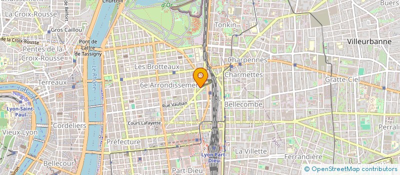 localisation de l'entreprise LC IMMOBILIER  LYON