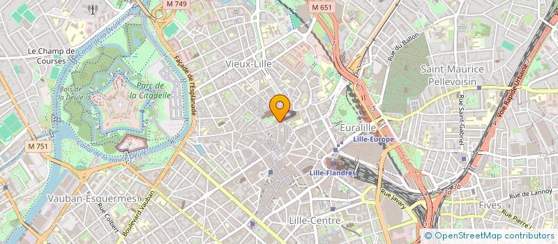 localisation de l'entreprise LC IMMOBILIER à LILLE