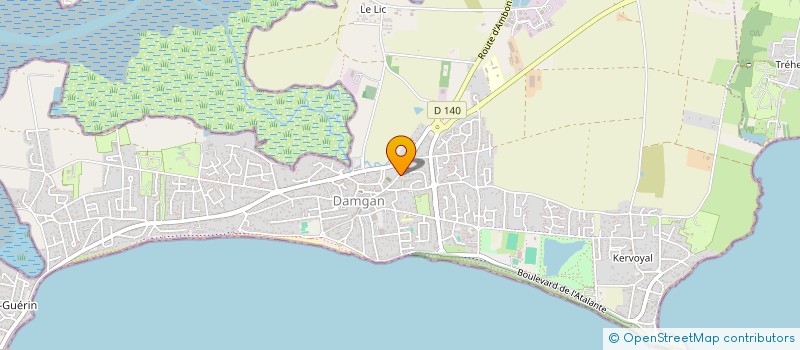 localisation de l'entreprise LC IMMOBILIER  DAMGAN