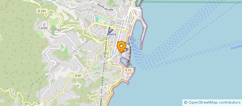 localisation de l'entreprise LC IMMOBILIER à BASTIA