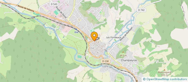 localisation de l'entreprise LC INFORMATIQUE SERVICES  DIE