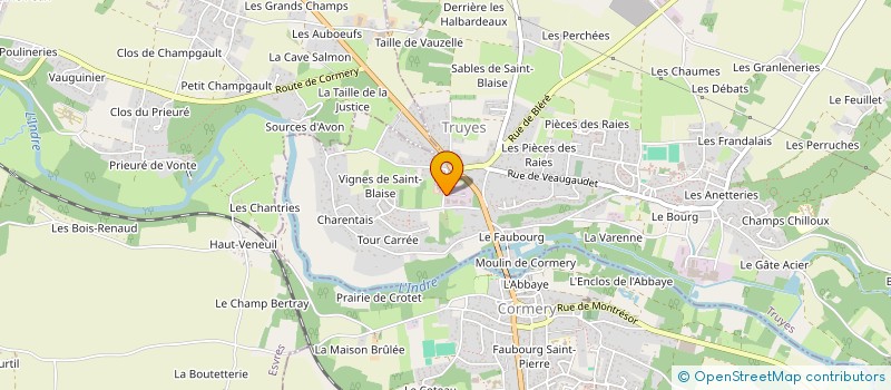 localisation de l'entreprise LC INGENIERIE à SAINT-AVERTIN