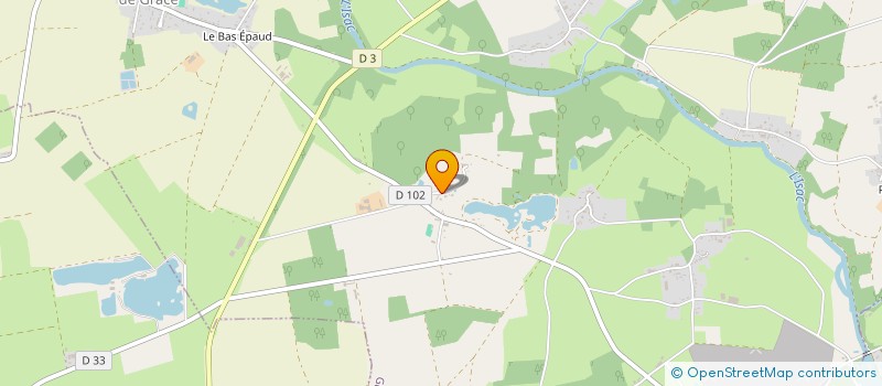 localisation de l'entreprise LC INGENIERIE BATI ENERGIE  GUENROUET