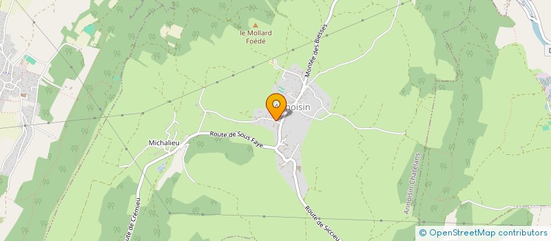 localisation de l'entreprise LC INSTALLATION  ANNOISIN-CHATELANS