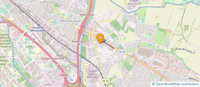 localisation de l'entreprise LC INVEST à TOULOUSE