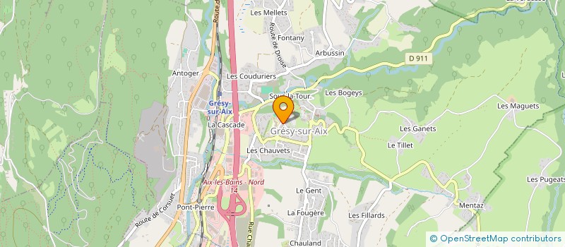 localisation de l'entreprise LC INVEST  GRESY-SUR-AIX