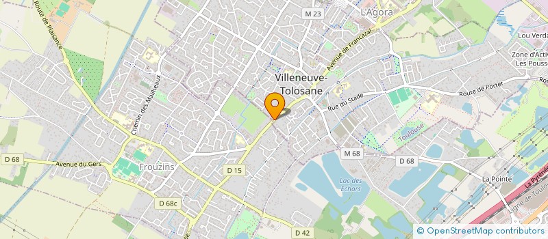 localisation de l'entreprise LC INVEST  VILLENEUVE-TOLOSANE