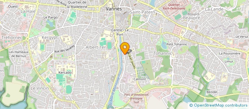 localisation de l'entreprise LC INVEST à VANNES