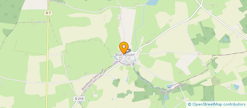 localisation de l'entreprise LC INVESTISSEMENTS  BLANDOUET-SAINT JEAN