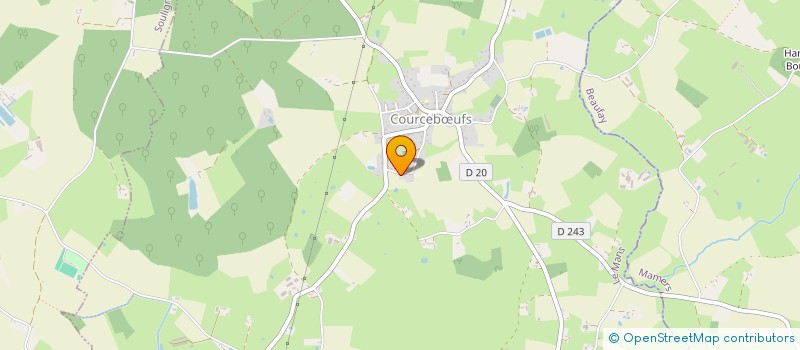 localisation de l'entreprise LC INVESTISSEMENTS  COURCEBUFS