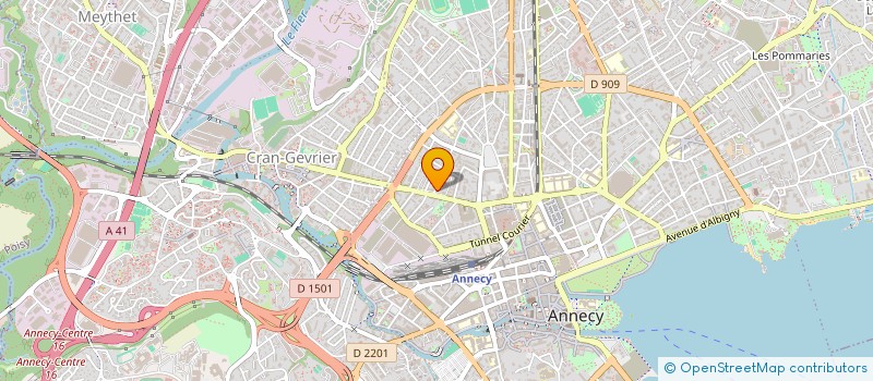 localisation de l'entreprise LC INVESTS à ANNECY