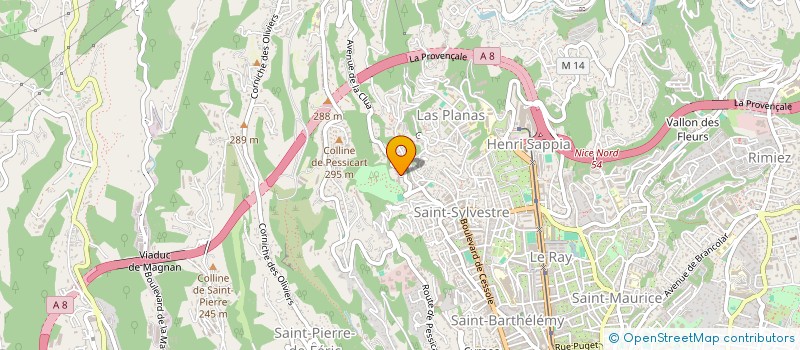 localisation de l'entreprise LC INVESTS  NICE