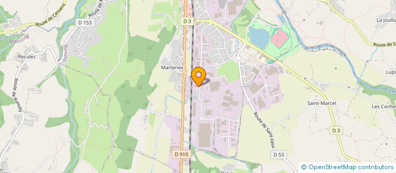 localisation de l'entreprise LC-JAC  RUMILLY