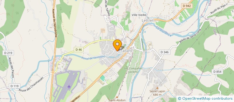 localisation de l'entreprise LC LA FUITE à TALLARD