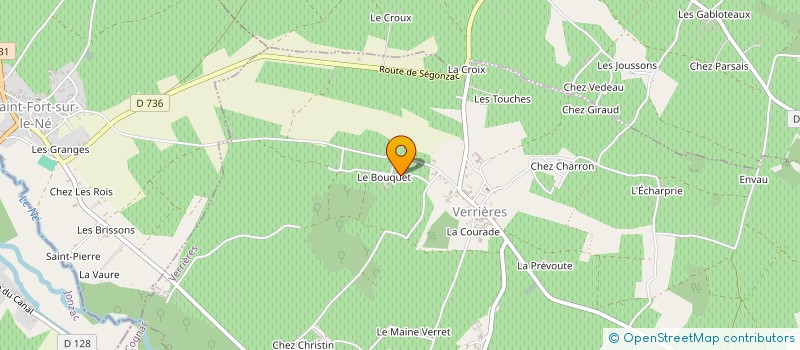 localisation de l'entreprise LC LES PERRIERES à VERRIERES