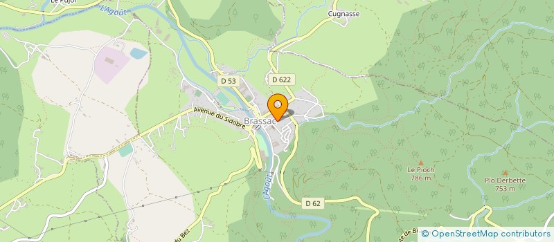 localisation de l'entreprise LC LUTHERIE  BRASSAC