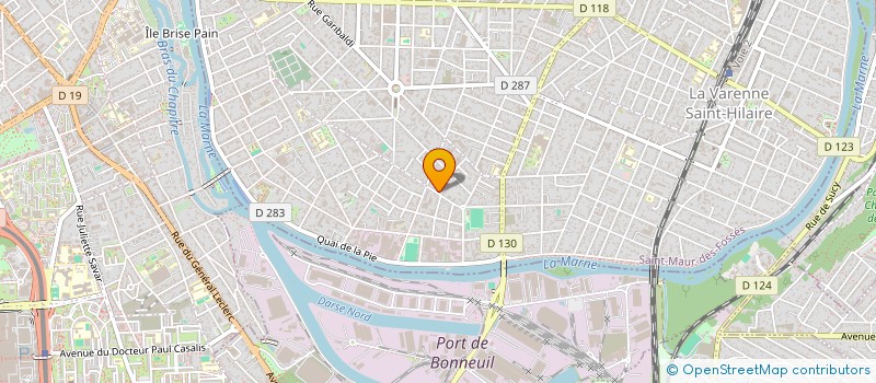 localisation de l'entreprise LC MAITRISE D OEUVRE à SAINT-MAUR-DES-FOSSES