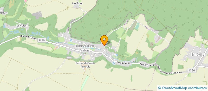 localisation de l'entreprise LC MANUTENTION  BONNEUIL-EN-VALOIS