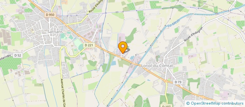 localisation de l'entreprise LC MECANIQUE AGRICOLE  LORIOL-DU-COMTAT