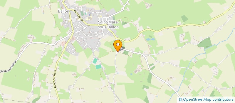 localisation de l'entreprise LC MENUISERIE  BALLON-SAINT MARS