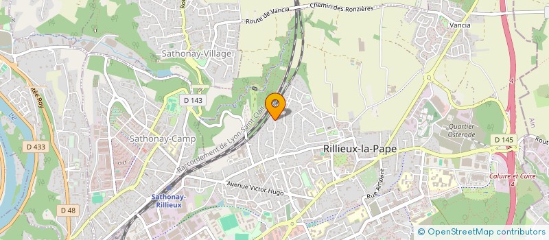 localisation de l'entreprise LC METAL à RILLIEUX-LA-PAPE