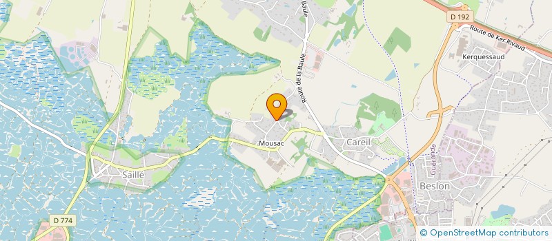 localisation de l'entreprise LC MONTAB à GUERANDE