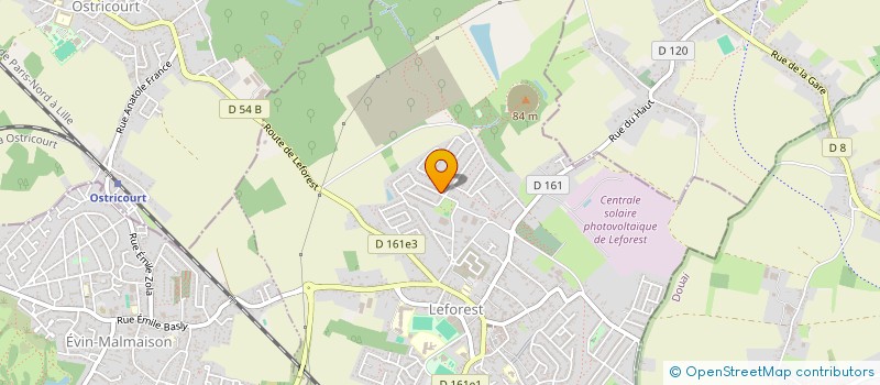 localisation de l'entreprise LC ORTHOPEDIE  LEFOREST