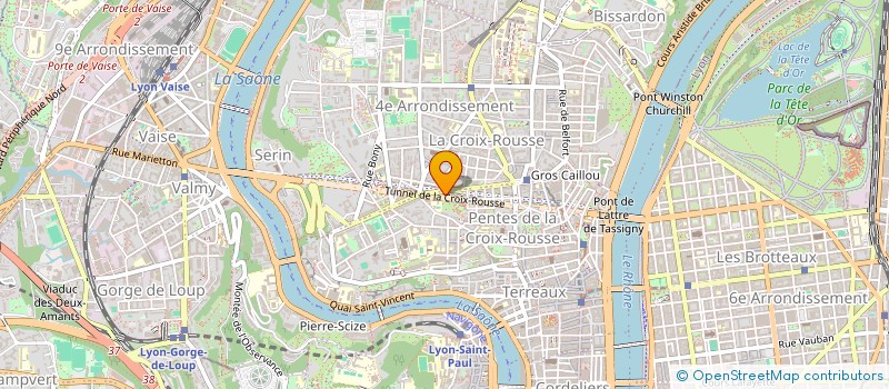 localisation de l'entreprise LC PARTNERS à LYON