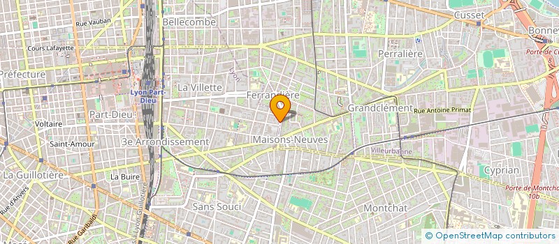 localisation de l'entreprise LC PATRIMOINE  LYON