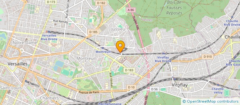 localisation de l'entreprise LC PAYSAGE à VERSAILLES