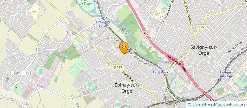 localisation de l'entreprise LC PEINTURES ET DECORATIONS  EPINAY-SUR-ORGE