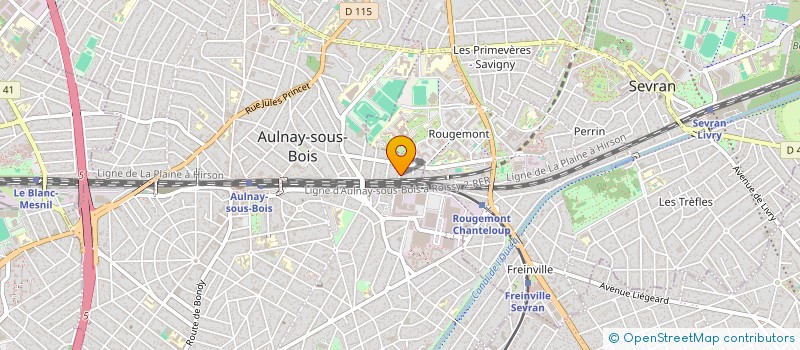localisation de l'entreprise LC PLOMBERIE CHAUFFAGE à AULNAY-SOUS-BOIS