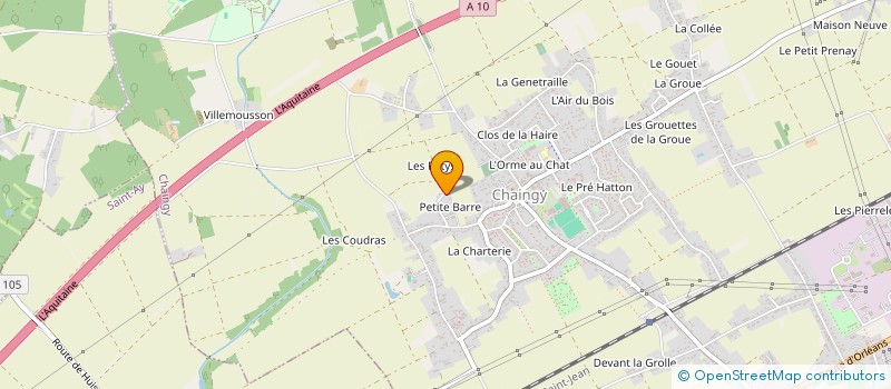 localisation de l'entreprise LC PRITSCALOFF à CHAINGY