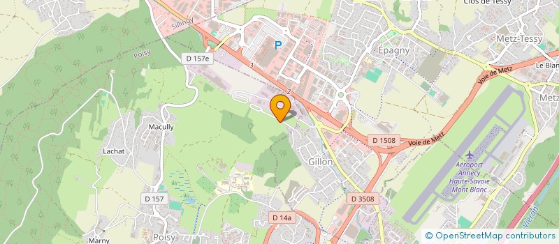localisation de l'entreprise LC PRO à POISY