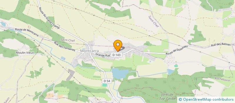 localisation de l'entreprise LC PROJET  MONTCARRA