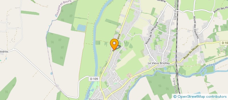 localisation de l'entreprise LC PROJETS  BRIOLLAY