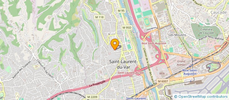 localisation de l'entreprise LC PUBLICATIONS à SAINT-LAURENT-DU-VAR